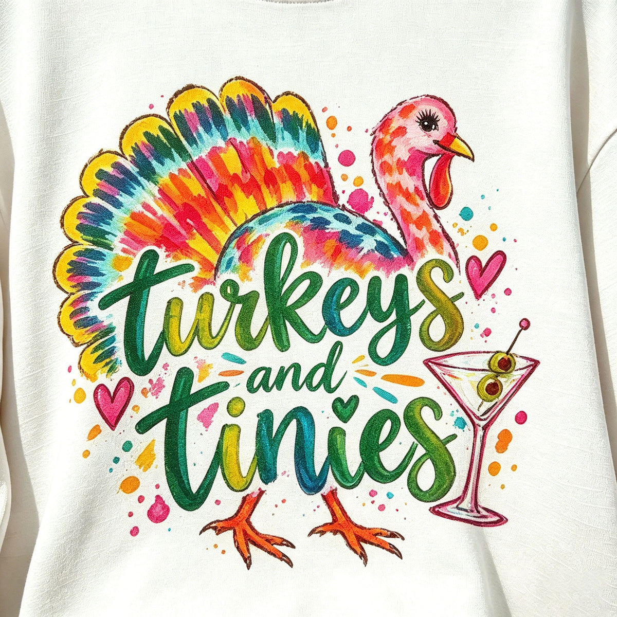 Turkeys and Tinies Thanksgiving Sweatshirt