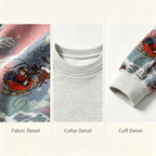 Cowboy Santa Western Christmas All Over Print Crewneck Sweatshirt