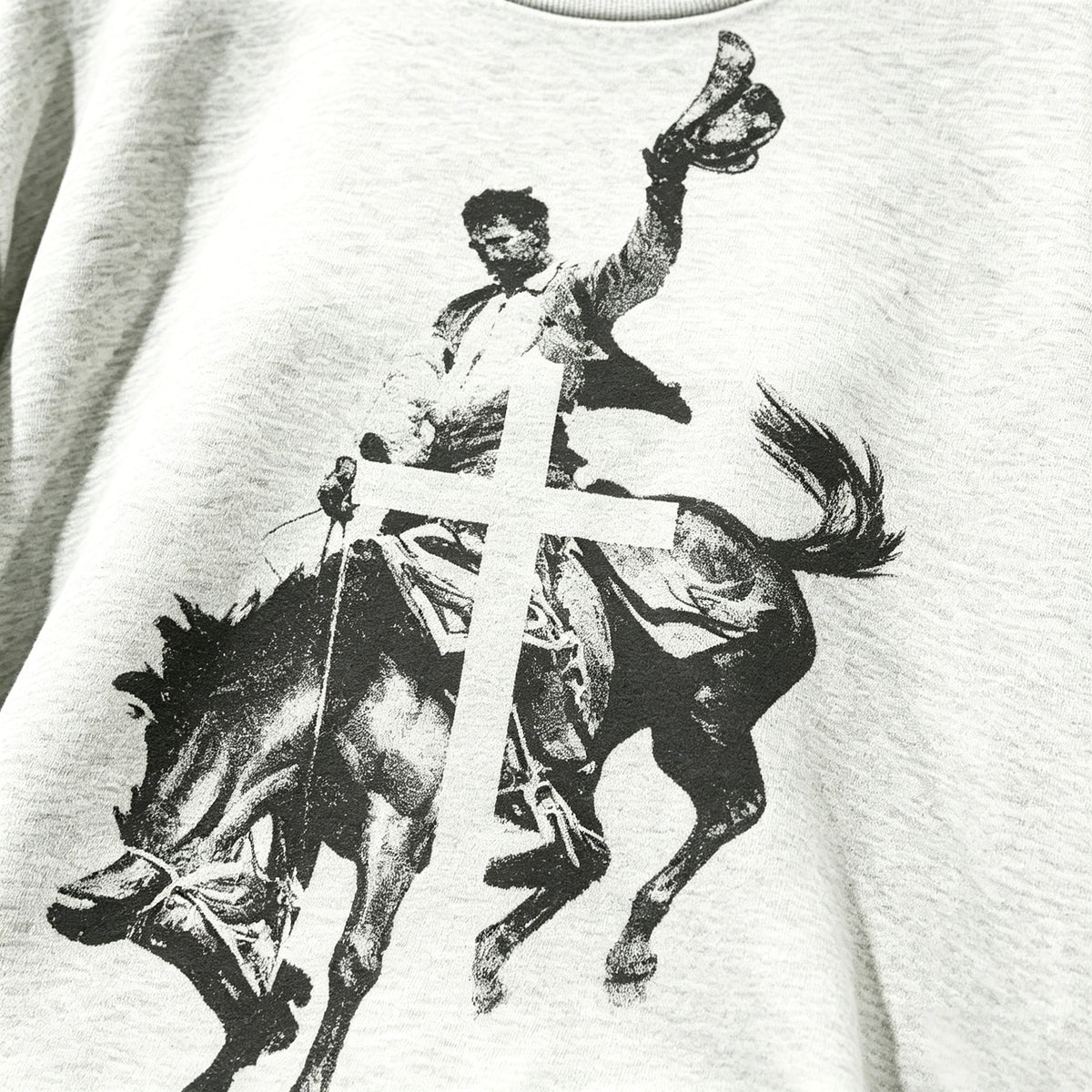 Western Cowboy Cross Sweatshirt