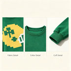 Pixel Football Helmet Sweatshirt