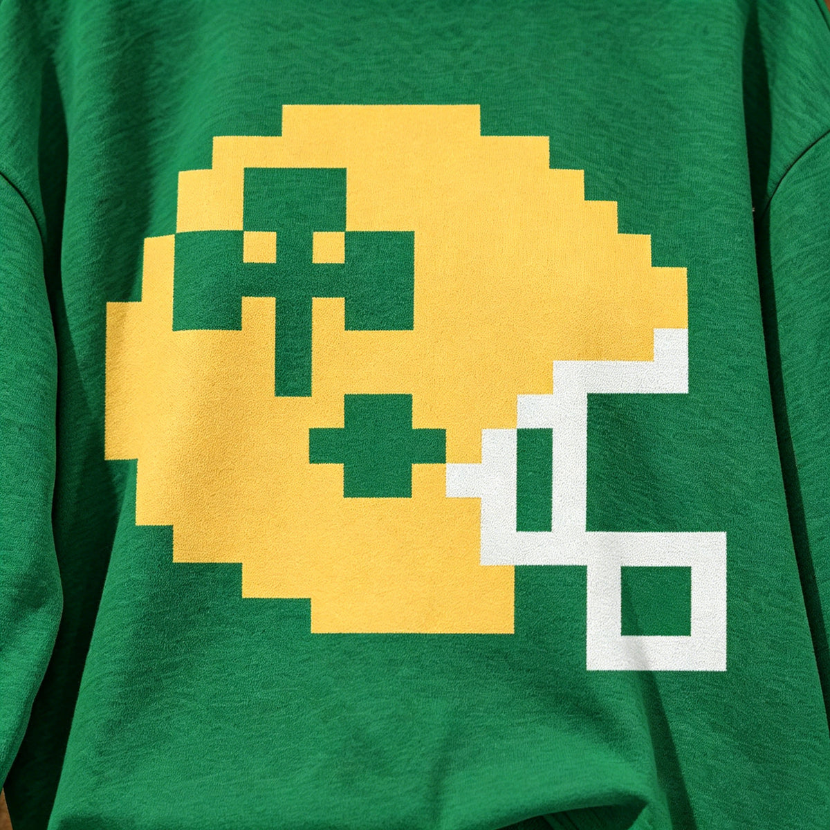 Pixel Football Helmet Sweatshirt