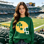 Pixel Football Helmet Sweatshirt