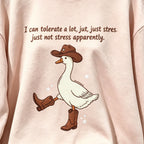 Funny Cowboy Duck Graphic Sweatshirt