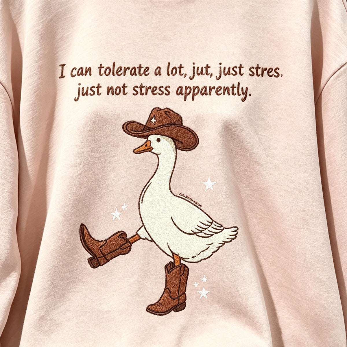 Funny Cowboy Duck Graphic Sweatshirt