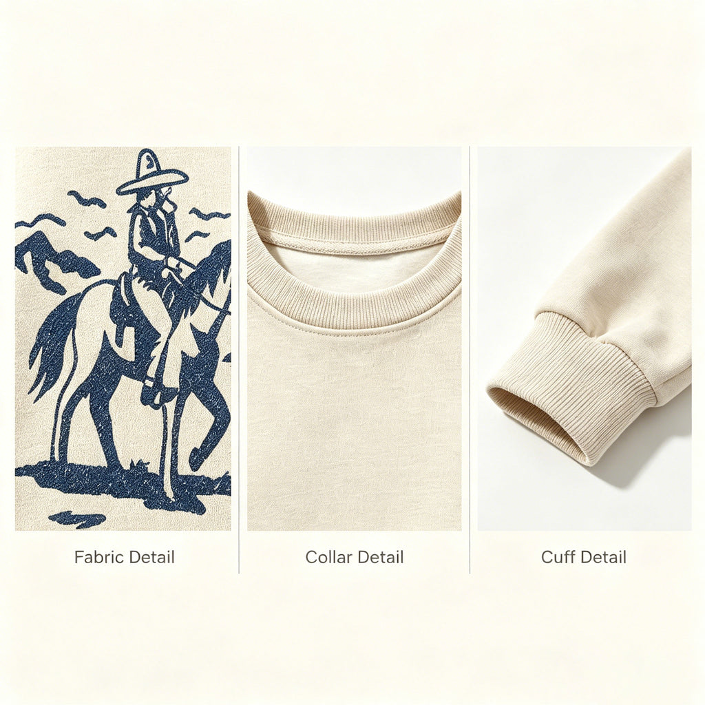 Coffee First Cowboy Later Sweatshirt