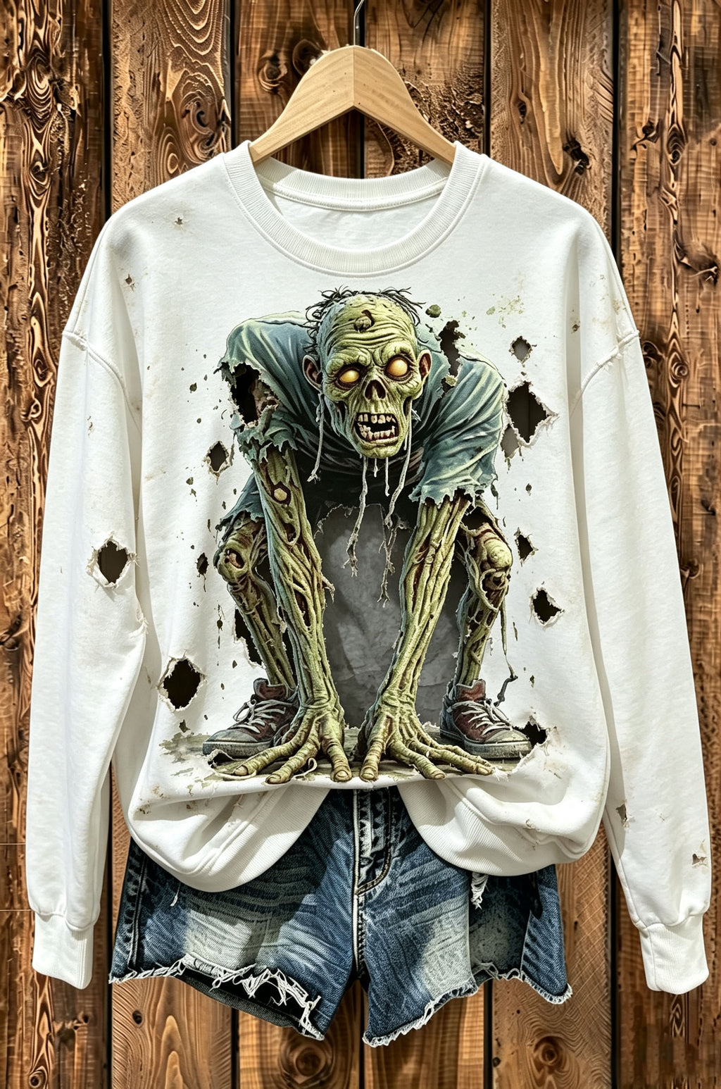 Break Through Zombie Sweatshirt
