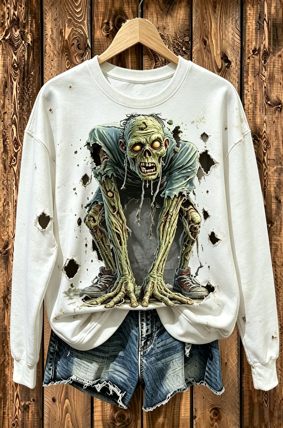 Break Through Zombie Sweatshirt