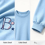 Baseball Bat Alphabet ABC Crewneck Sweatshirt