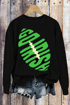 Football Letter Graphic Sweatshirt