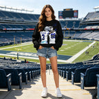 Football Player Graphic Sweatshirt