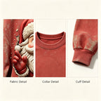 3D Santa Break Through Sweatshirt