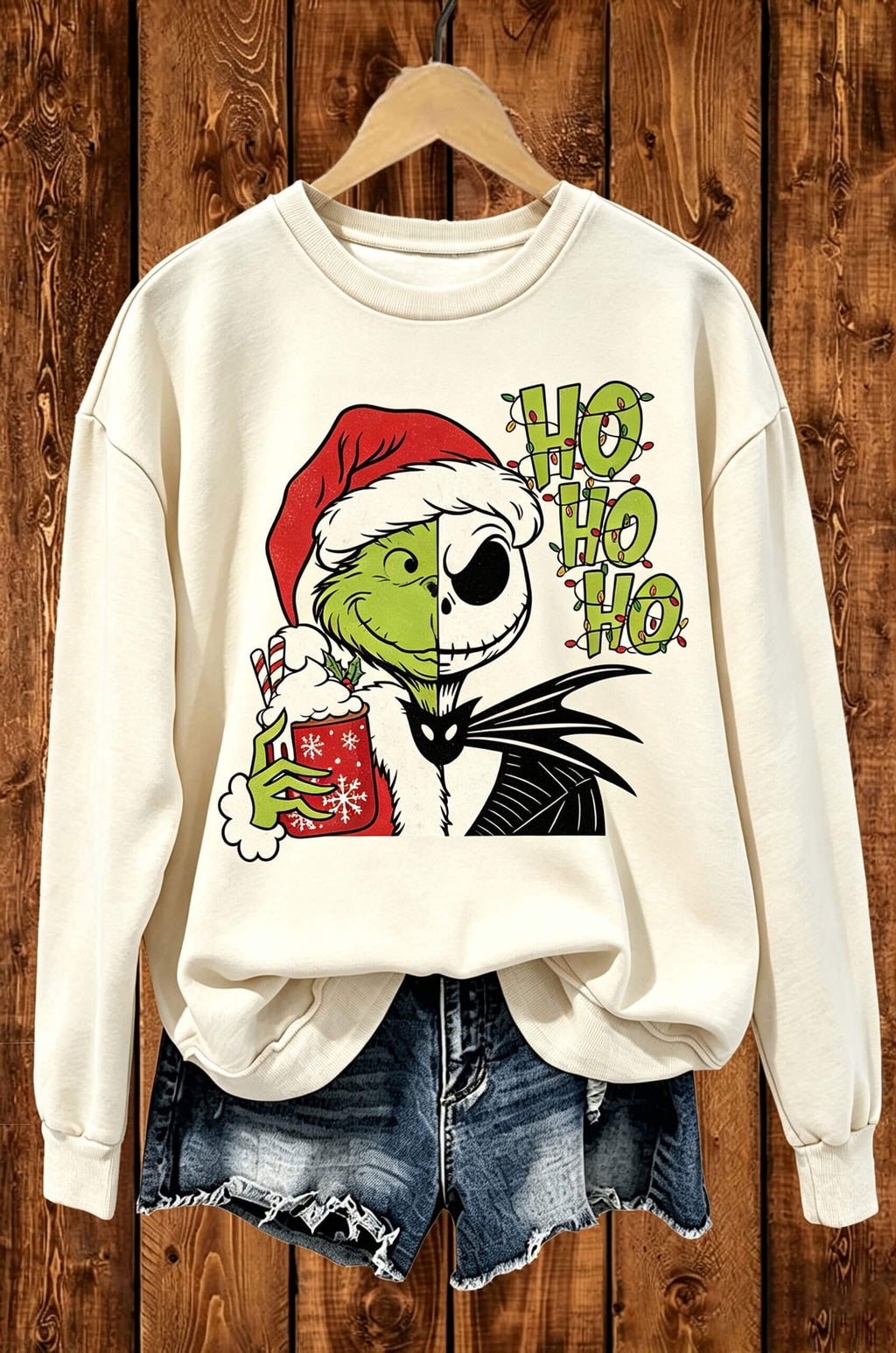 Christmas Graphic Crewneck Sweatshirt