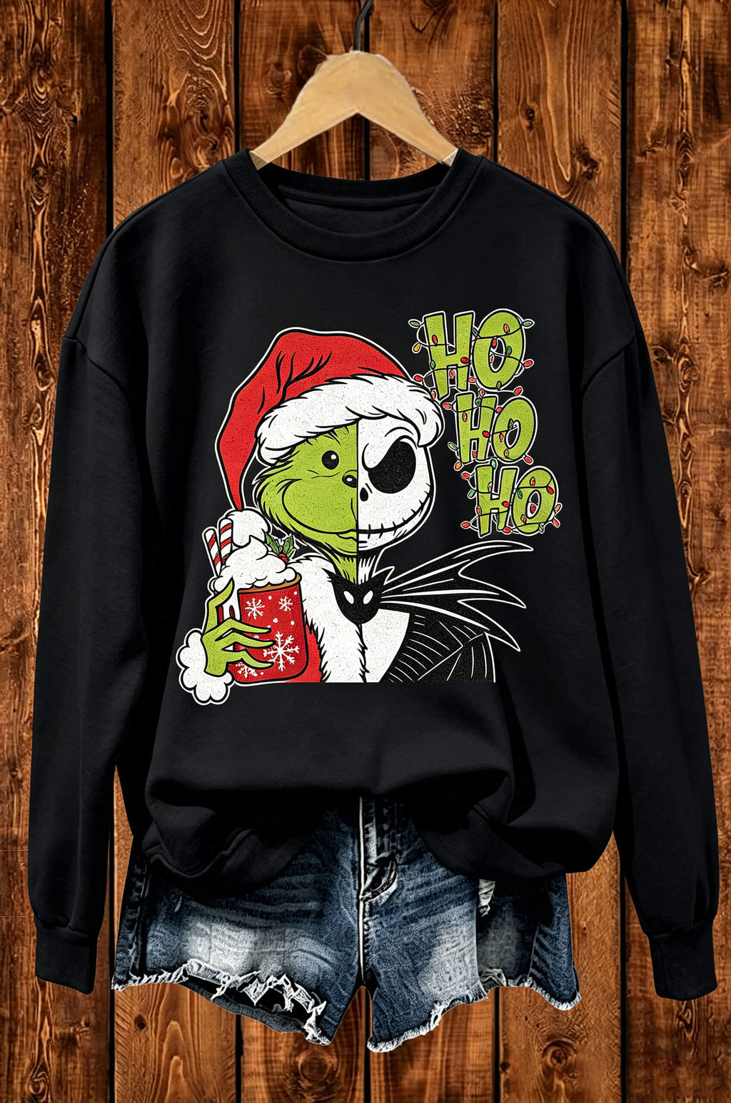 Christmas Graphic Crewneck Sweatshirt