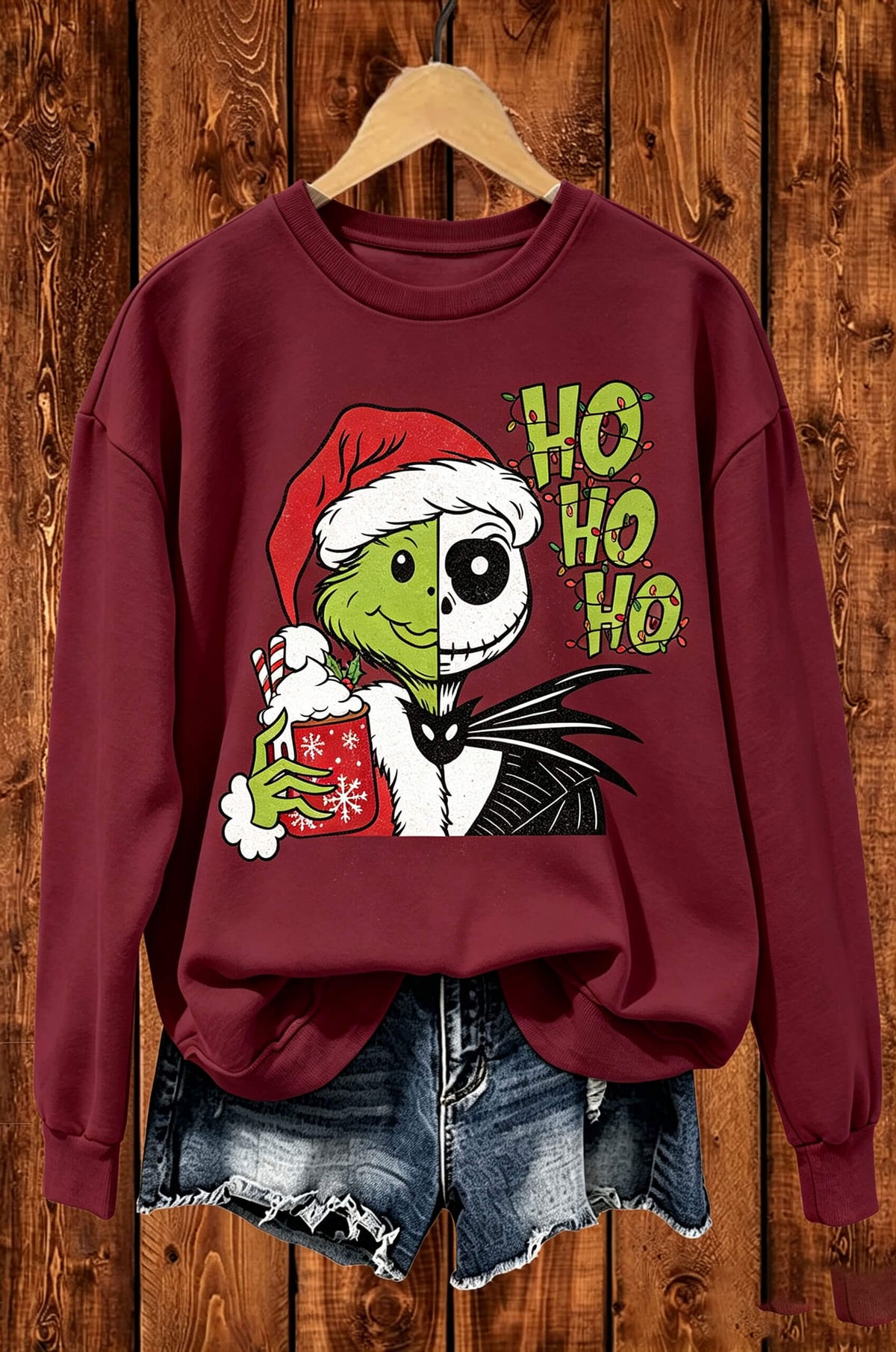Christmas Graphic Crewneck Sweatshirt