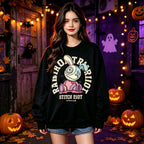 Voodoo Bunny Rabbit Riot Gothic Graphic Crewneck Sweatshirt