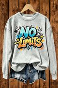 No Limits Graffiti Streetwear Crewneck Sweatshirt